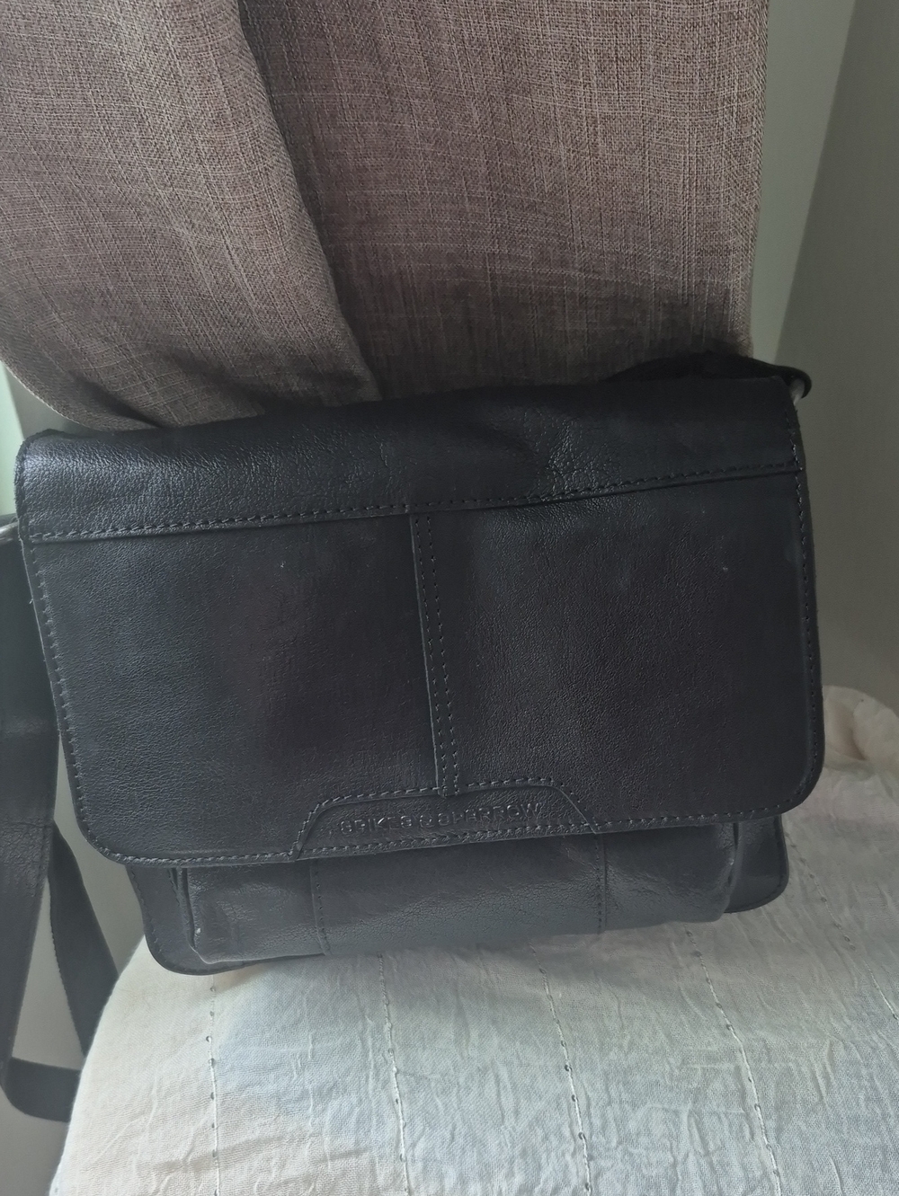 Newest Spikes & Sparrow Black Bag 11x9x4"